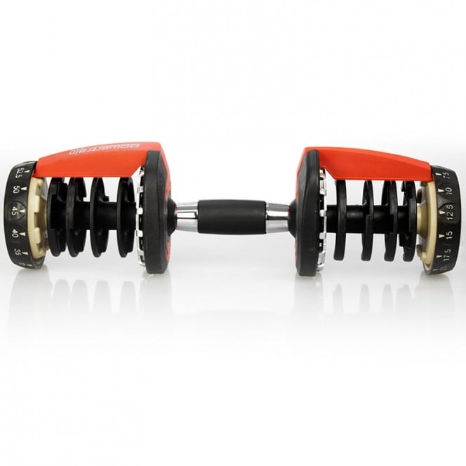 Powertrain 2x 24kg Adjustable Dumbbells with Stand Image 6