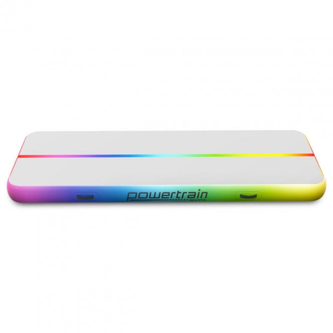 Air track rainbow side view