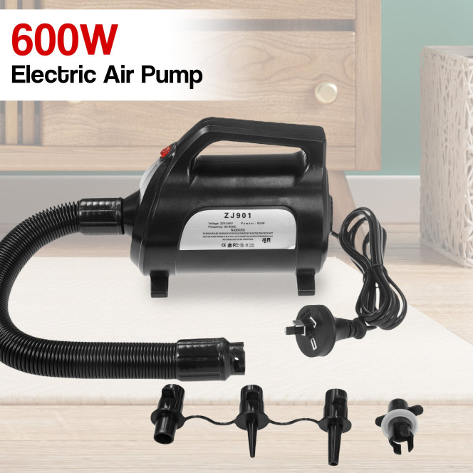 Powertrain Electric Air Track Pump 600w with Deflate Mode Image 2