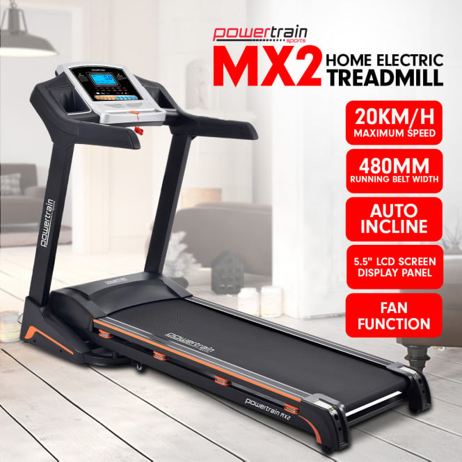 Powertrain MX2 Electric Treadmill with Auto Power Incline Image 5