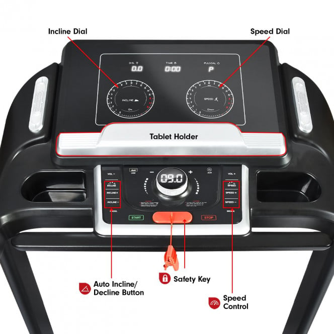 MX3 Electric Treadmill Auto Incline 20kph Top Speed - Powertrain Image 13