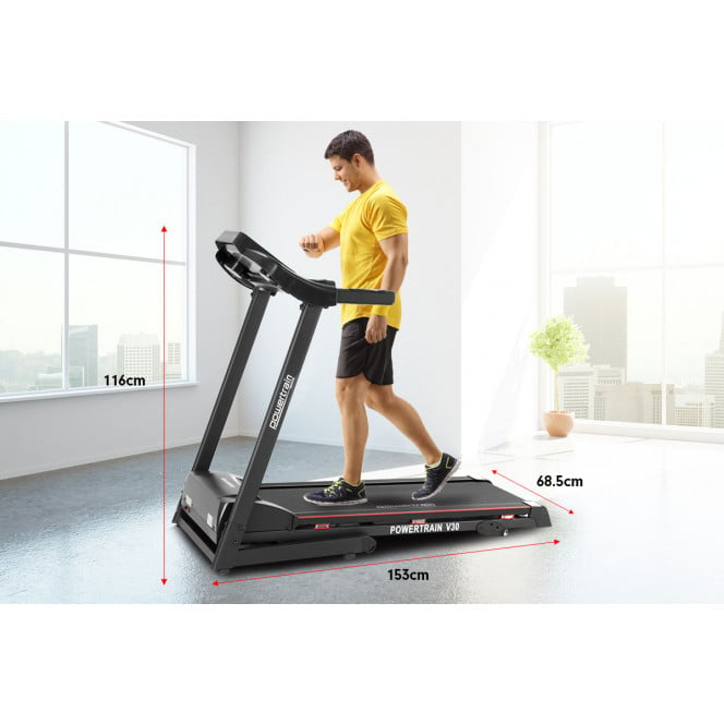 Powertrain V30 Treadmill with Incline and Pre-set Training Programs Image 12