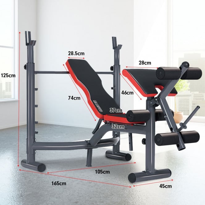 Powertrain Adjustable Weight Bench Home Gym Bench Press - 302 Image 7