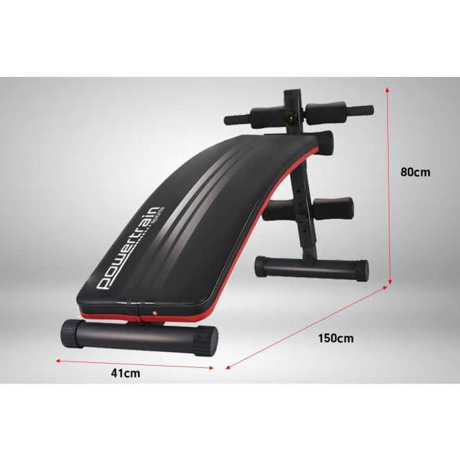 Powertrain Home Gym Sit Up Bench Incline Decline Adjustable Image 6