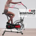 Air Resistance Exercise Bike - Powertrain - Black Image 4 thumbnail