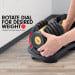 2x 24kg Powertrain Home Gym Adjustable Dumbbells - Gold Image 3 thumbnail