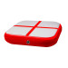 Powertrain Air Track Block 1m x 1m x 20cm Square Inflatable Gymnastics Tumbling Mat with Pump - Red thumbnail