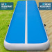 Air Track Powertrain 3m x 1m Inflatable Tumbling Gymnastics Mat - Blue White Image 6 thumbnail