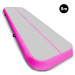 Air Track Powertrain 8m x 1m Inflatable Gymnastics Mat Tumbling - Grey Pink thumbnail