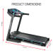 Powertrain K1000 Electric Treadmill with Power Auto Incline Image 3 thumbnail