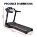 Powertrain MX2 Electric Treadmill with Auto Power Incline Image 11 thumbnail