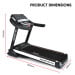 MX3 Electric Treadmill Auto Incline 20kph Top Speed - Powertrain Image 7 thumbnail