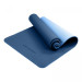 Powertrain Eco-Friendly TPE Pilates Exercise Yoga Mat 8mm - Dark Blue Image 2 thumbnail