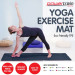 Powertrain Eco-Friendly TPE Yoga Pilates Exercise Mat 6mm - Dark Blue Image 2 thumbnail