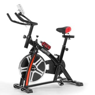 Powertrain XJ-91 Home Gym Flywheel Exercise Spin Bike - Black