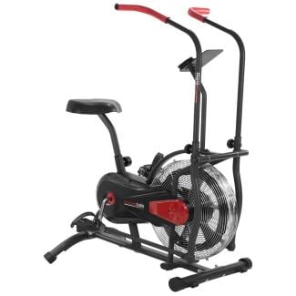 Air Resistance Exercise Bike - Powertrain - Black