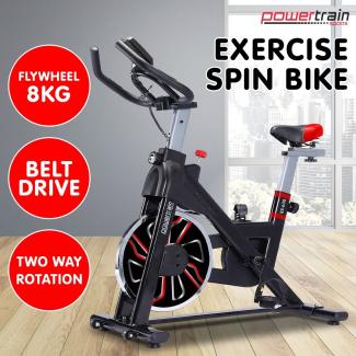 Powertrain RX-600 Exercise Spin Bike - Red