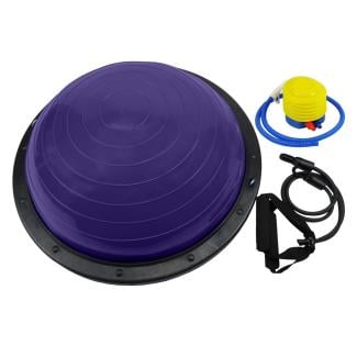 Powertrain Fitness Yoga Ball Home Gym Workout Balance Trainer - Purple