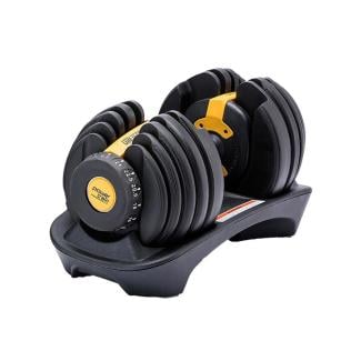 1x 24kg Powertrain Adjustable Dumbbell - Gold