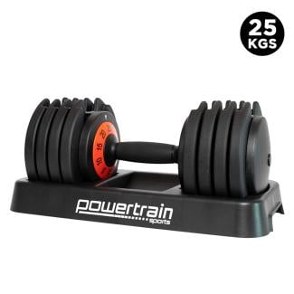 Powertrain GEN2 Pro 25kg Adjustable Dumbbell Weights