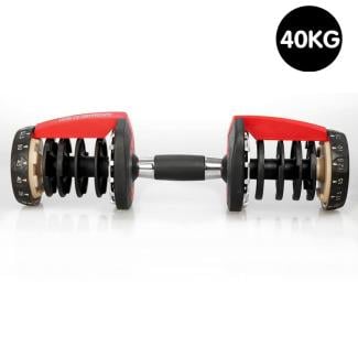 Powertrain 40kg Adjustable Dumbbell Replacement Handle Only - Home Gym Fitness Weight Lifting Equipment Spare Part