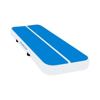 Air Track Powertrain 4m x 2m Gymnastics Mat Tumbling Exercise - Blue White
