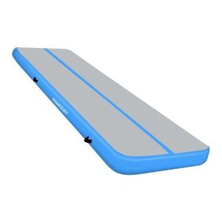 Air Track Powertrain 6m x 2m Gymnastics Mat Tumbling Exercise - Grey Blue