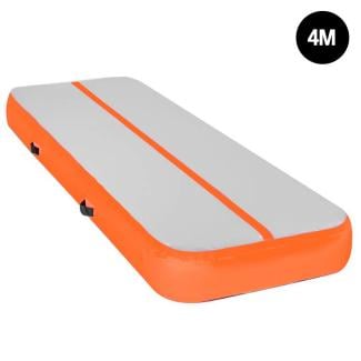 4m x 1m x 20cm Air Track Inflatable Gymnastics Tumbling Mat - Orange