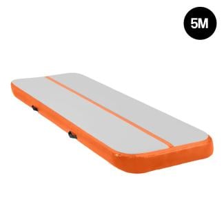 5m x 1m x 20cm Air Track Inflatable Tumbling Mat Gymnastics - Orange