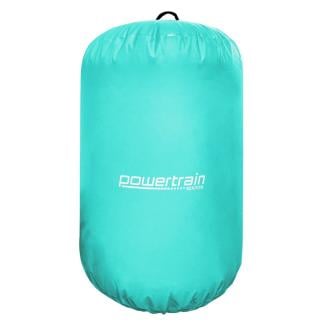 Powertrain Inflatable Air Barrel Gymnastics Roller 120cm x 75cm - Mint Green PVC Tumbling Mat for Flips & Balance