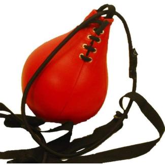 Leather Tear Drop Floor-to-ceiling Gym Sports Ball Red