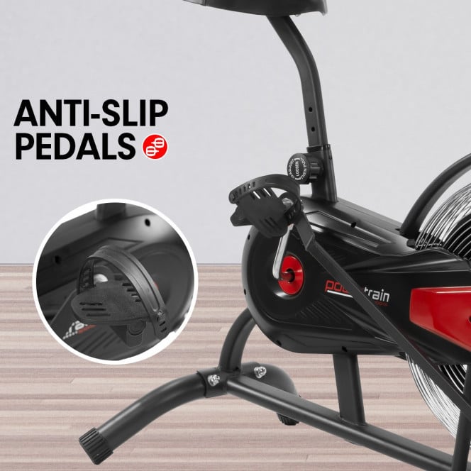 Air Resistance Exercise Bike - Powertrain - Red Image 5