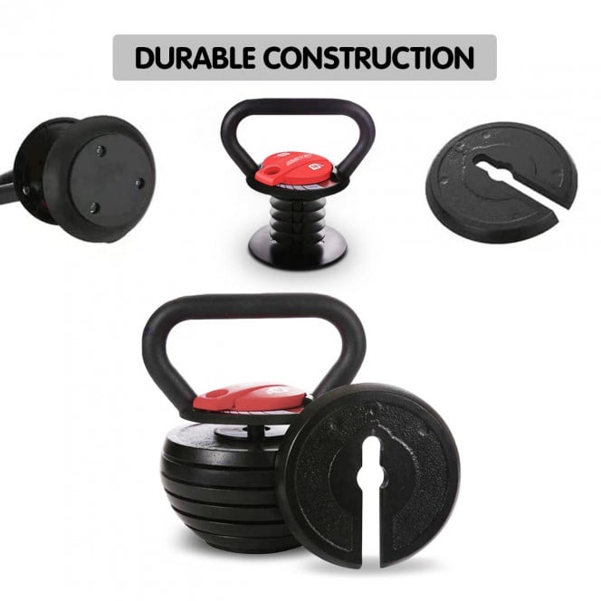 Powertrain Adjustable Kettlebells 18kg Pair Image 4