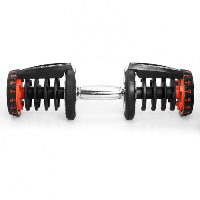 80kg Adjustable Dumbbells Set with Stand by Powertrain Image 6