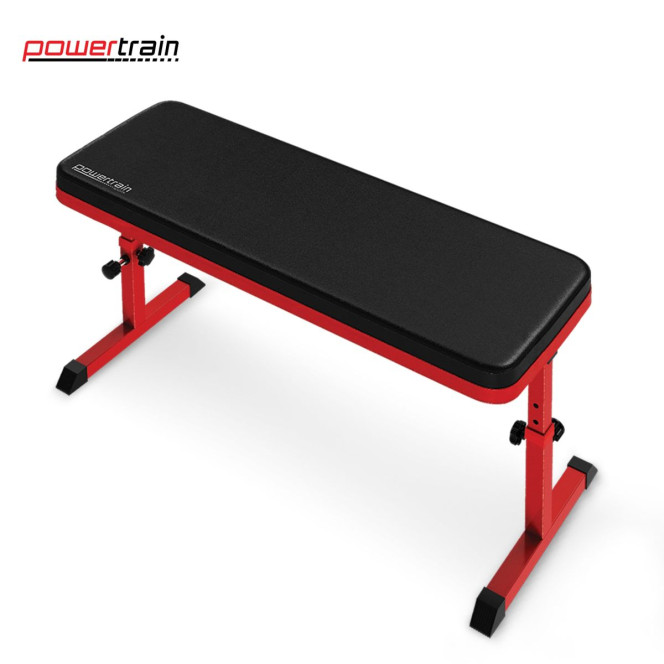 Powertrain 48KG Adjustable Dumbbell Set - Gold with Height-Variable Bench Image 8