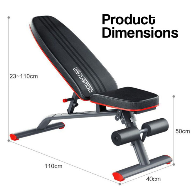 Powertrain GEN2 40KG Adjustable Dumbbell Set with FID Weight Bench Image 5