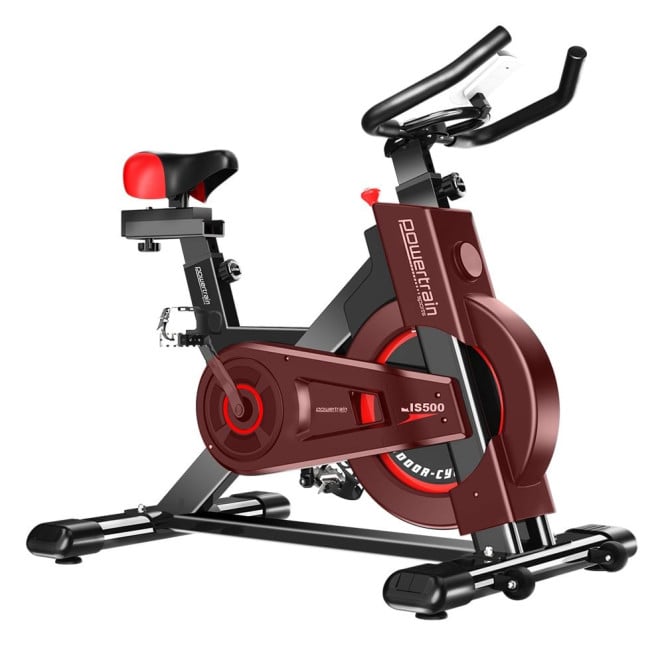 Powertrain IS-500 Heavy-Duty Exercise Spin Bike Electroplated - Black Image 11