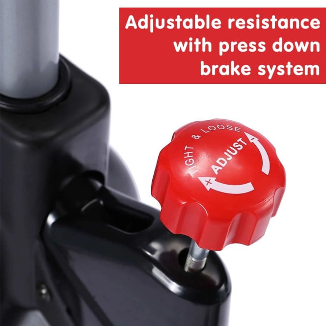 Powertrain RX-600 Exercise Spin Bike - Red Image 9