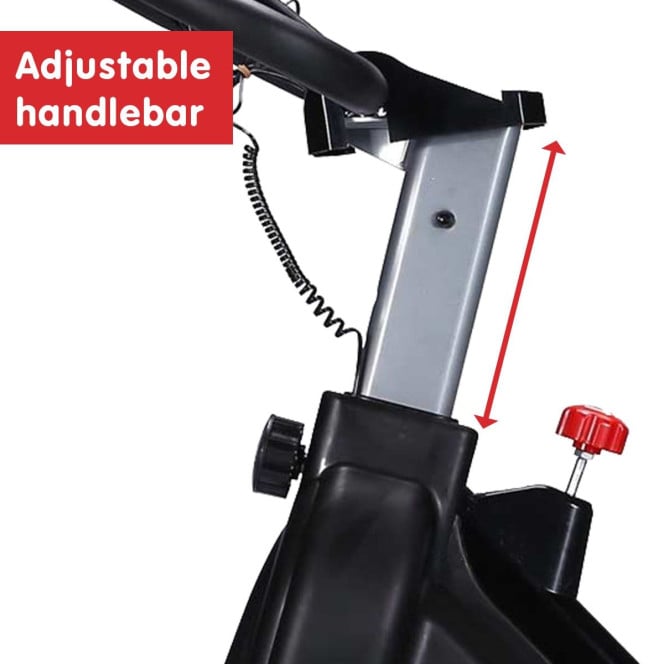 Powertrain RX-600 Exercise Spin Bike - Red Image 11