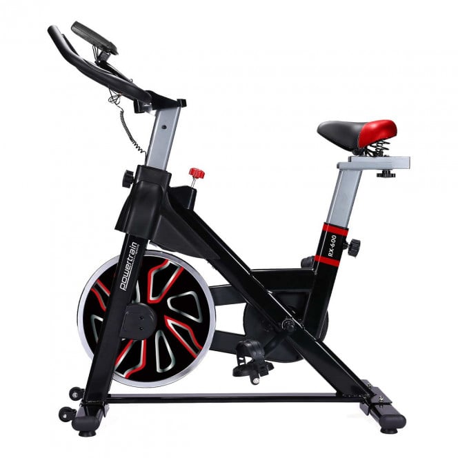 Powertrain RX-600 Exercise Spin Bike - Red Image 12