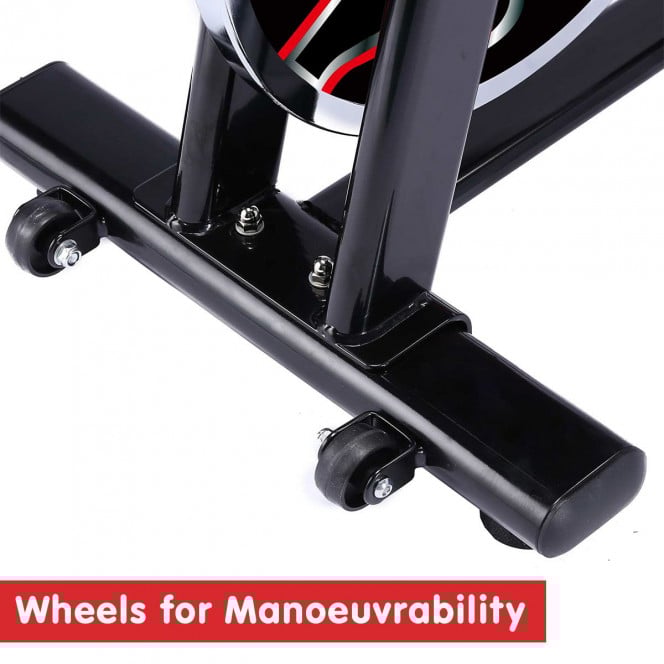 Powertrain RX-600 Exercise Spin Bike - Red Image 5