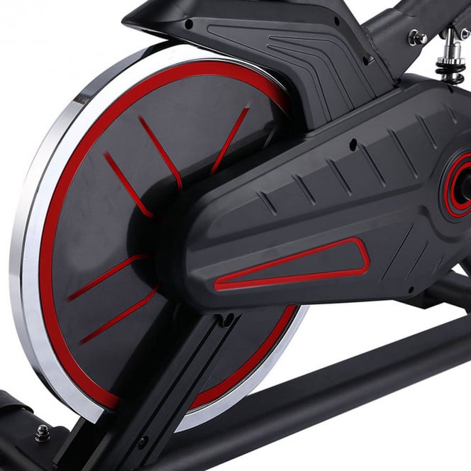 Powertrain RX-200 Exercise Spin Bike Cardio Cycling - Red Image 3
