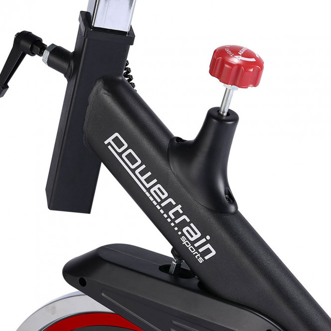 Powertrain RX-200 Exercise Spin Bike Cardio Cycling - Red Image 5