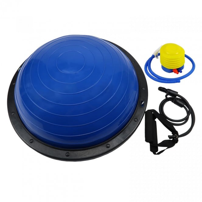 Powertrain Fitness Yoga Ball Home Gym Workout Balance Trainer - Blue