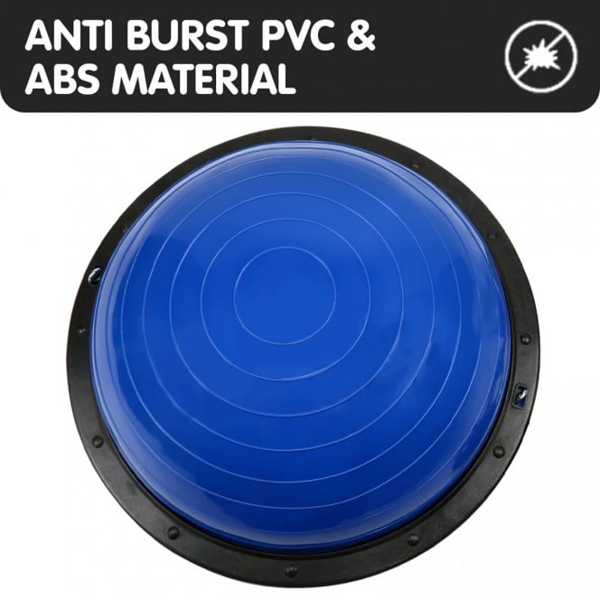 Powertrain Fitness Yoga Ball Home Gym Workout Balance Trainer - Blue Image 8