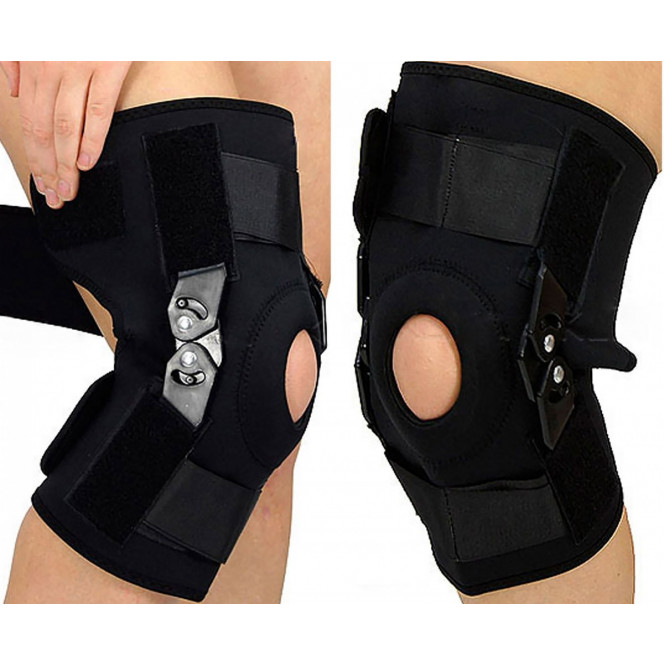 Knee brace with Compression Support Bandage Protector