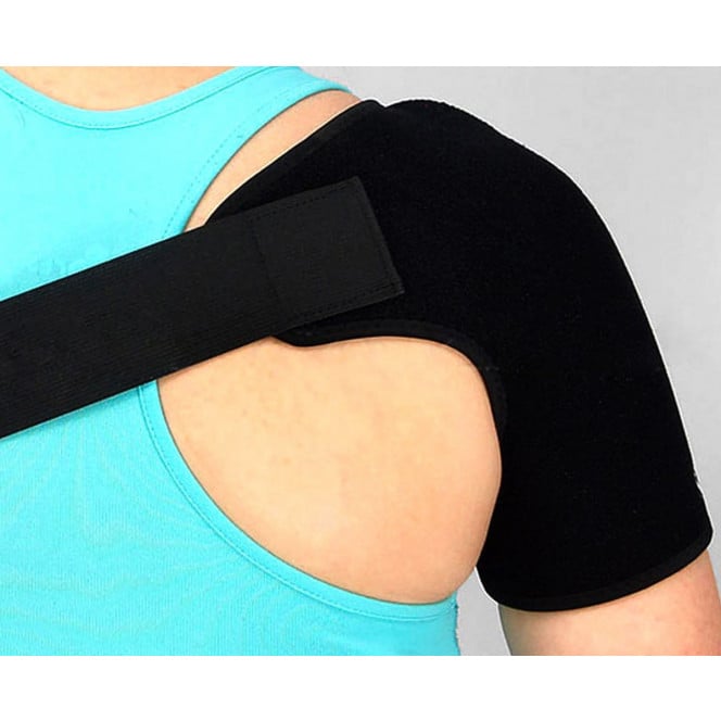 Shoulder Compression Bandage Sports Support Protector Brace Strap Wrap Image 2