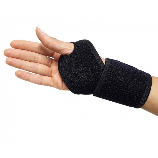 Wrist sports injury compression support