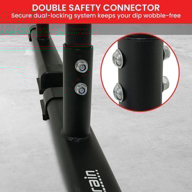 Powertrain Dip Bars Pair Load Capacity 200kg Separated Type Push-up Bars Image 5