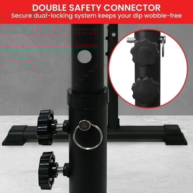 Powertrain Height-Adjustable Dip Bars Pair Load Capacity 200kg Separated Type Image 5